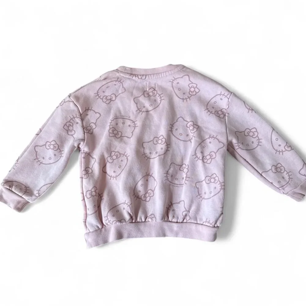 Baby GAP x Hello Kitty Pink Fleece Sweatshirt Size 3 Years